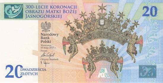 20 zloty 2017 300 Jahre Krönung